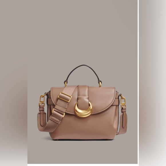 Donna Karan Valley Stream Satchel Bag. Color: Toasted...